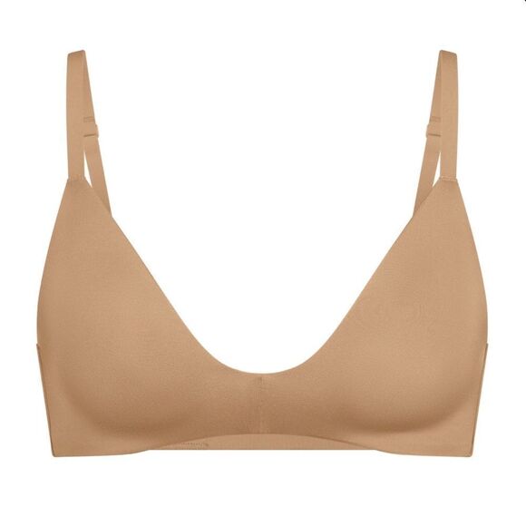SKIMS T-SHIRT DEMI BRA OCHRE 40DDD NWT in packaging - Picture 2 of 7